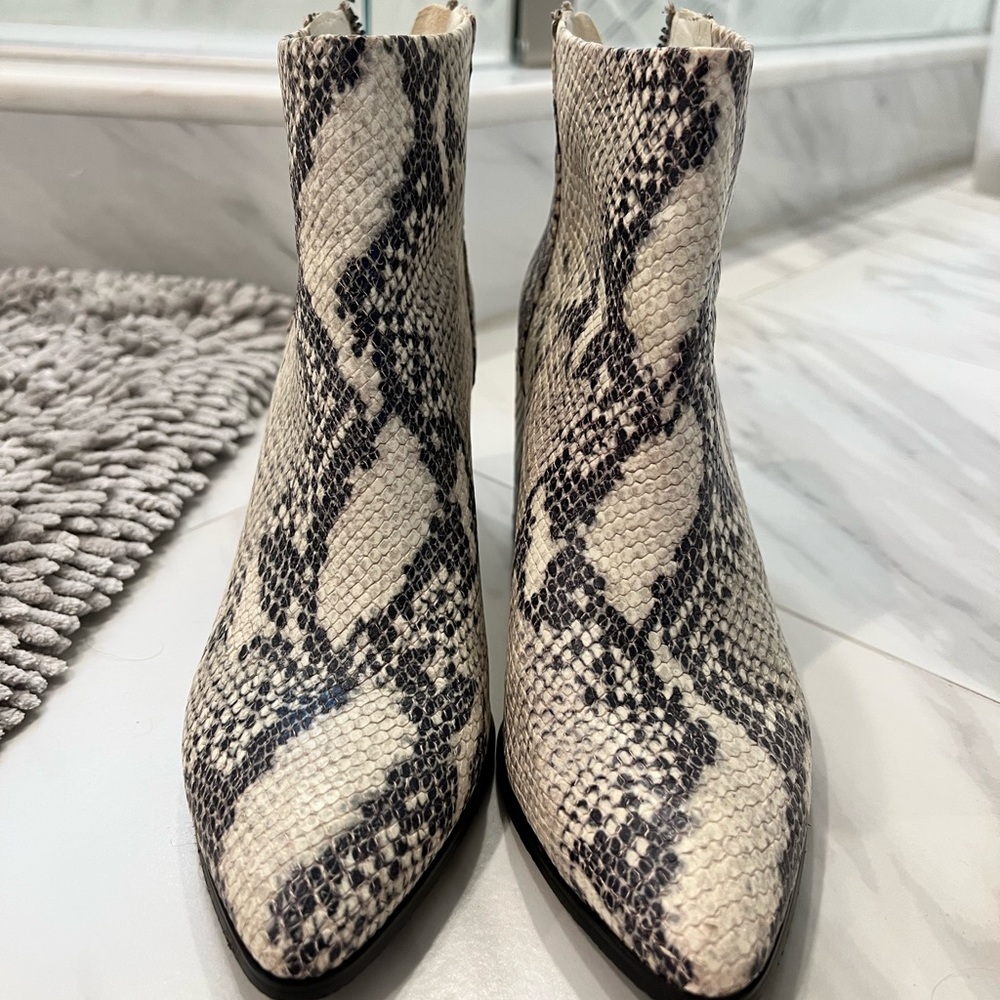 Steve Madden Snakeskin Booties